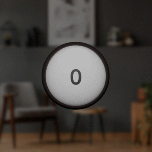 Text Progress Disappear Front