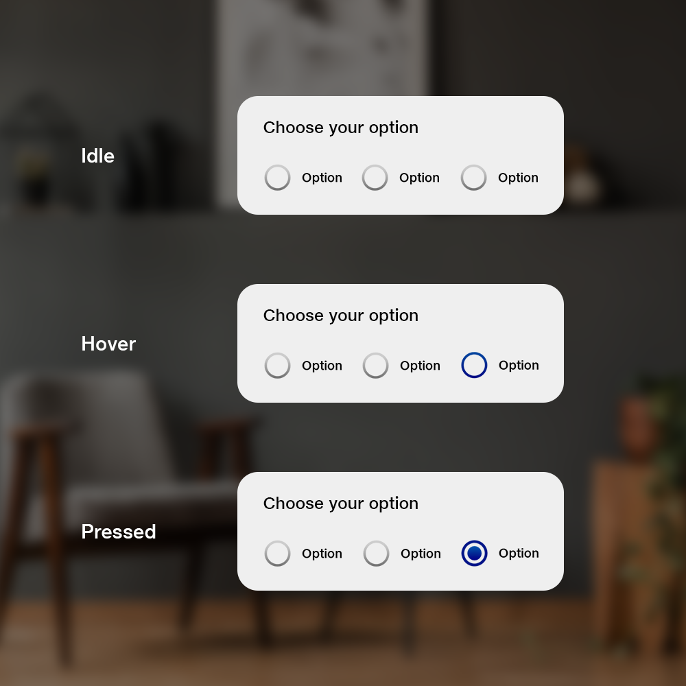 Radio Button Group States